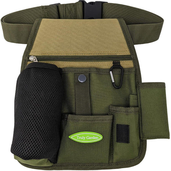 Garden Tool Belt, Garden Apron, Tool Pouch. Made from Durable 600D Polyester. Designed to Hold Your "Go To" Garden Tools. Makes a Great Gardening Gift - by