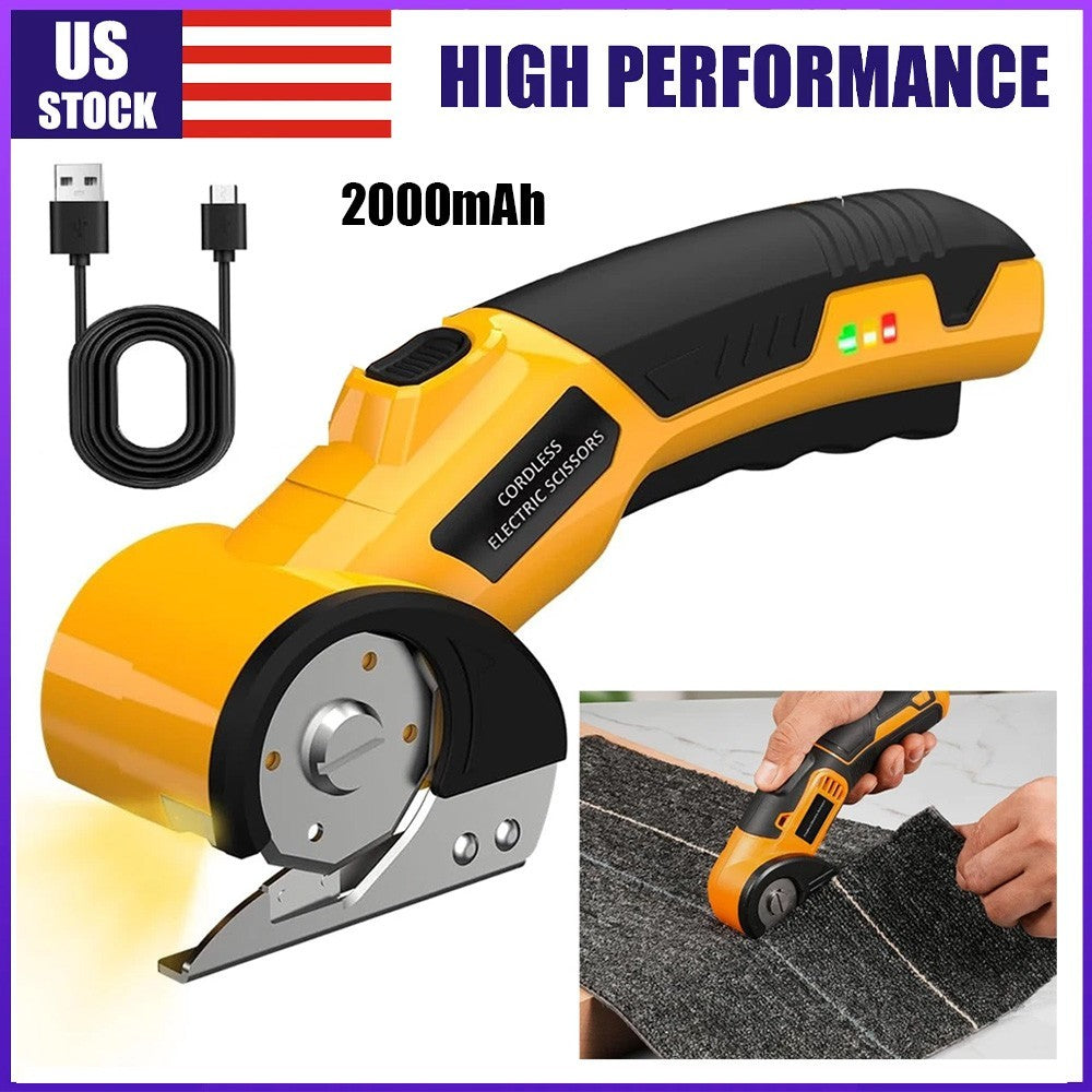 Cordless Electric Scissors, 4V Cardboard Cutter,Box Cutter Fabric Scissor Cutter