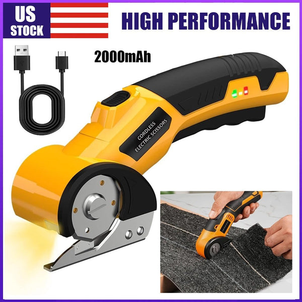 Cordless Electric Scissors, 4V Cardboard Cutter,Box Cutter Fabric Scissor Cutter