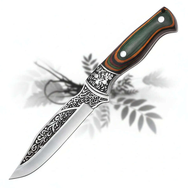 Stainless Steel Kitchen Knife – Portable Retro Meat & Utility Knife