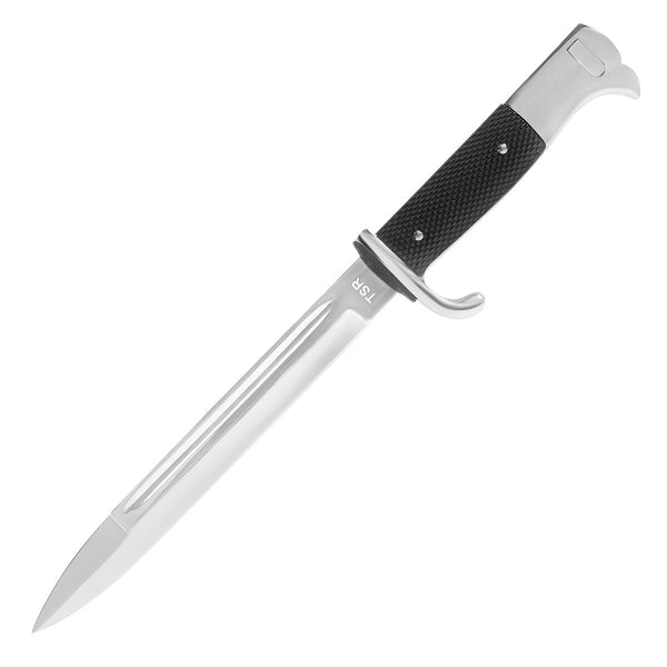German Reproduction K98 Bayonet - World War II - Nickel Plated