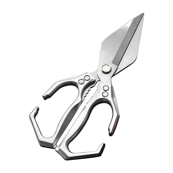 Multifunctional Kitchen Scissor Thickened Chicken Bone Scissors Nut Cracker Kitchen Shears Ergonomic Handle Scissors Fish Meat