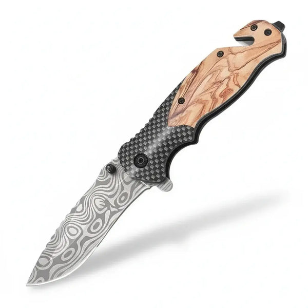 EDC Pocket Knife Stainless Steel Folding Knife – Micarta Pocket Knife