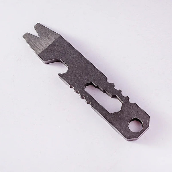 4Cr13 Steel EDC Multifunctional Tool Screwdriver Pry Bar Bottle Opener Portable Outdoor Survival Storage Pry Bar Nail Remover