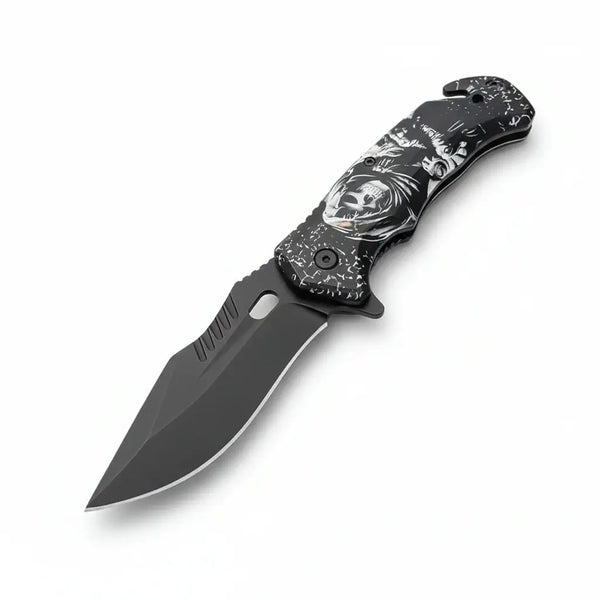 Portable Folding Knife for Camping, Hunting, Fishing, Hiking. with Broken Glass Function